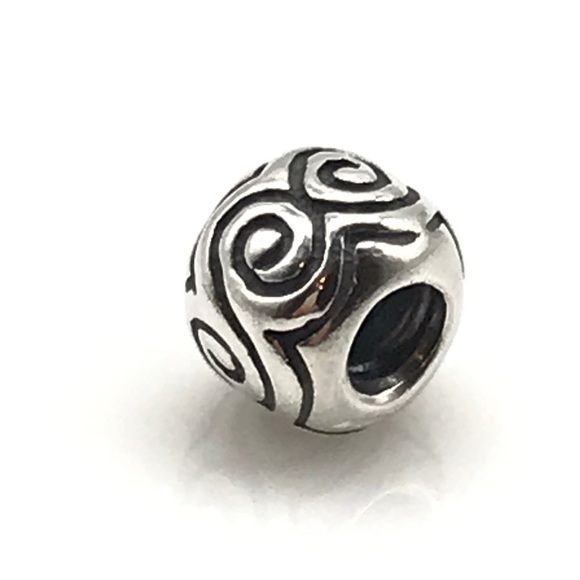 Pandora Retired Swirls Charm - Picture 1 of 4